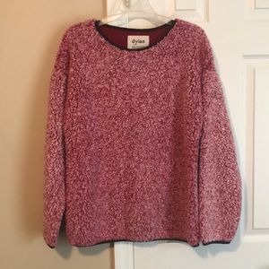 Pink/Maroon Sherpa Pullover